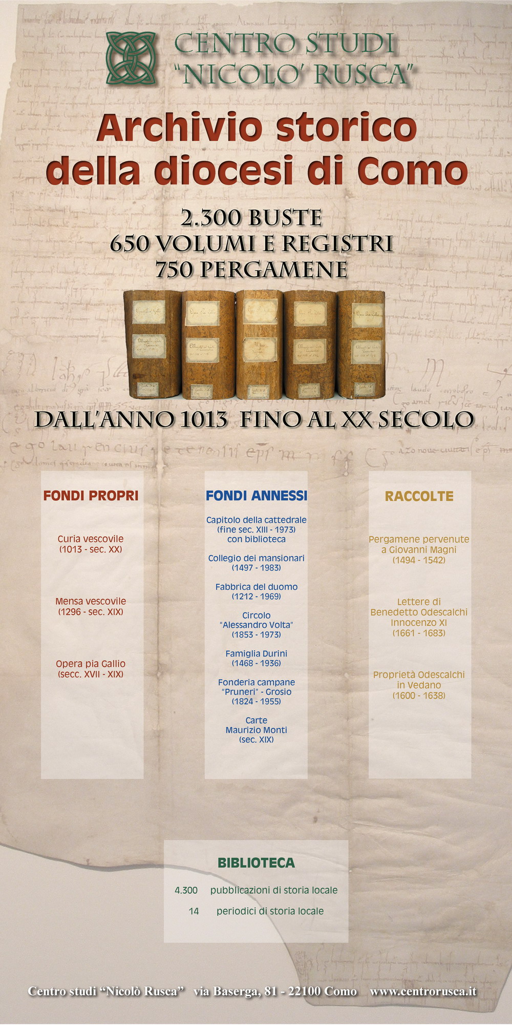 Archivio Diocesano Centro studi Nicol Rusca